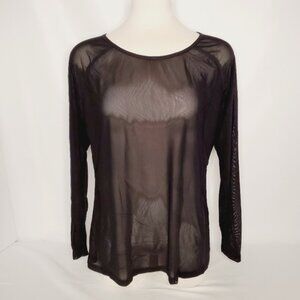 Grace Karin Long Sleeve Sheer Top